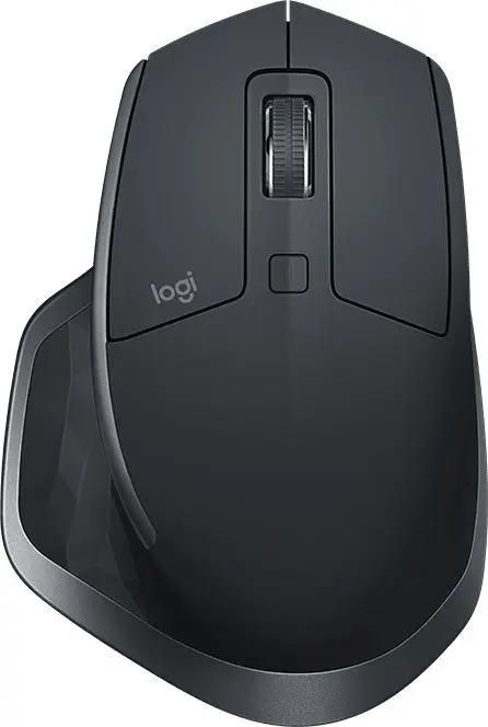 Мышь беспроводная Logitech MX Master 2S, Bluetooth/Радио, оптическая, USB, 4000dpi, черный [910-007223]